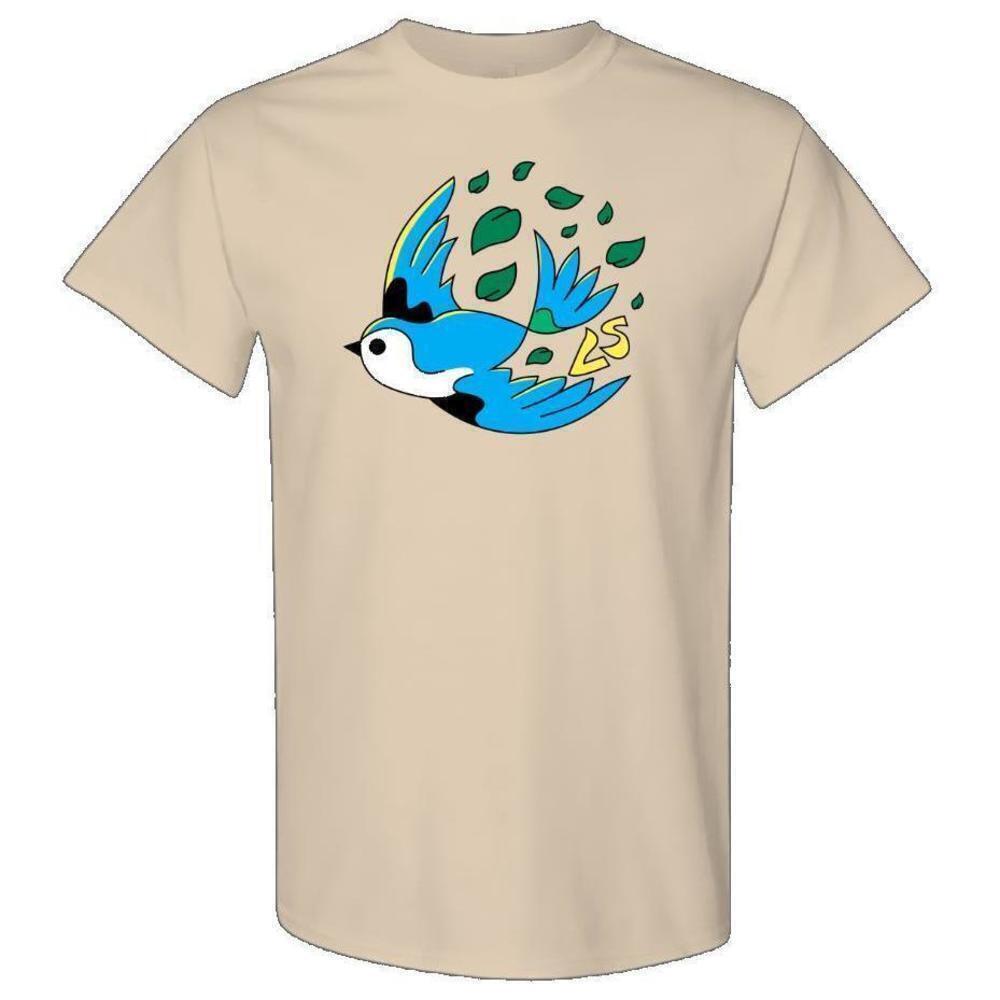 Sparrow And Spinach Whimsical Illustration Art Classic T-Shirt